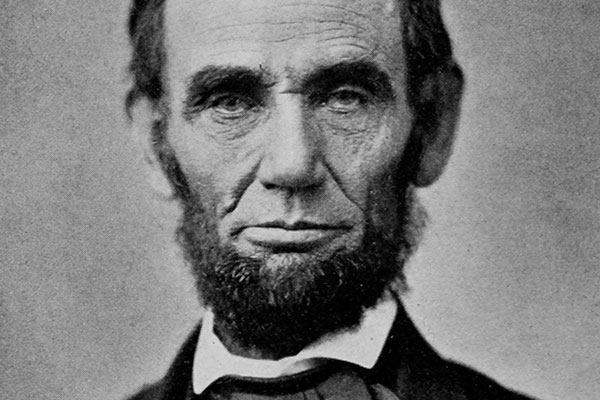 Historic portrait of Lincoln